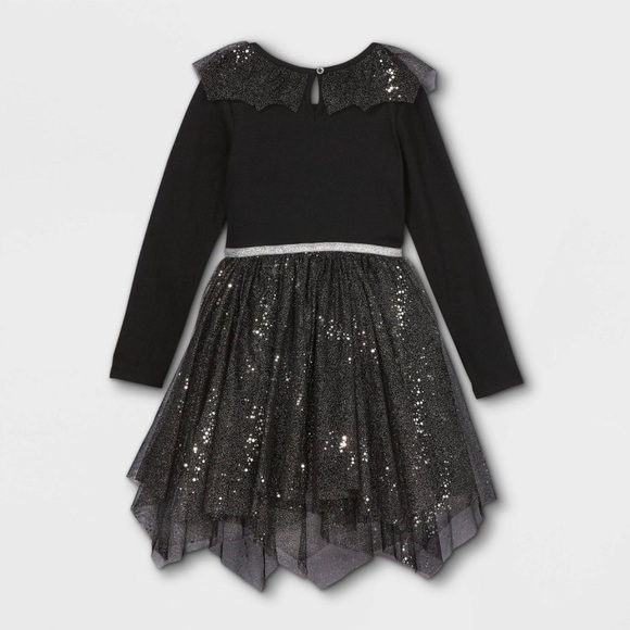 CAT & JACK GIRLS SPARKING WITCH DRESS -  MULTI SIZES XS, L, XL (NEW WITH TAGS) - Picture 2 of 2